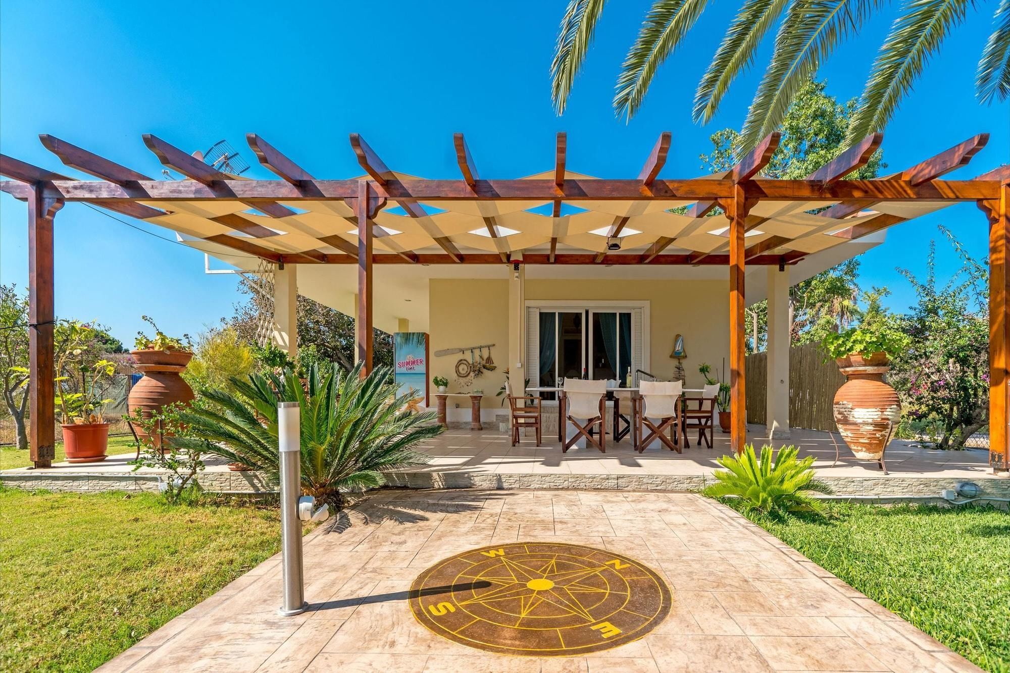 Maria'S Seaside Villa - House With 3 Rooms In Marathon, With Wonderful Exterior photo