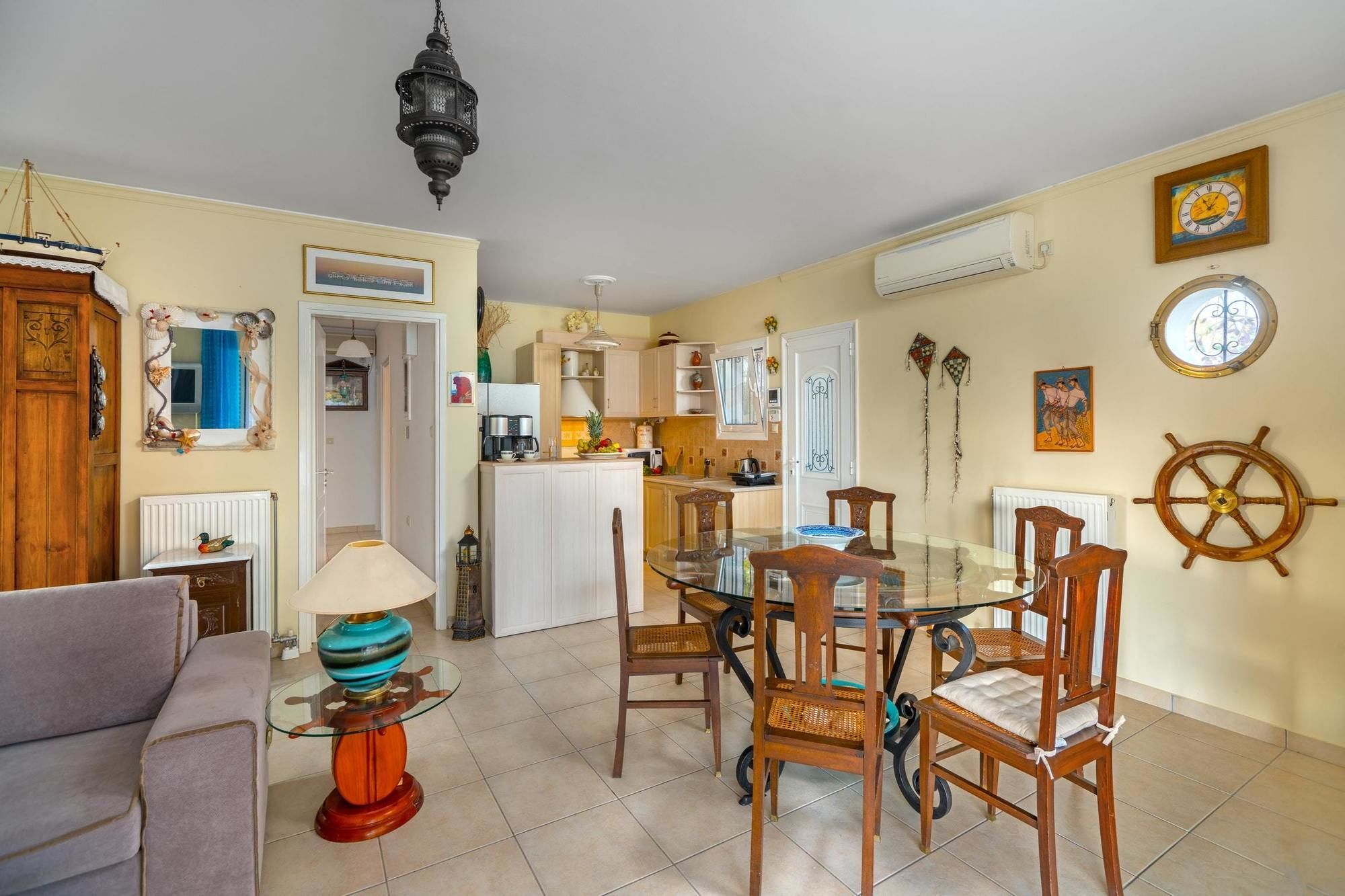 Maria'S Seaside Villa - House With 3 Rooms In Marathon, With Wonderful Exterior photo
